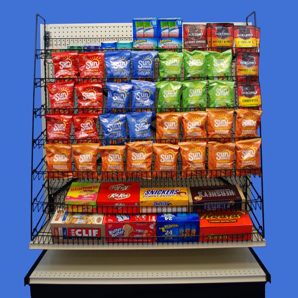 wire candy and snack racks
