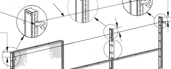 Installation Instructions For Gondola, Gondola Shelving Assembly